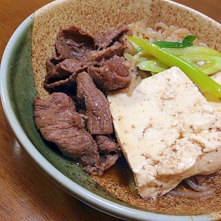 牛肉と豆腐のすき煮